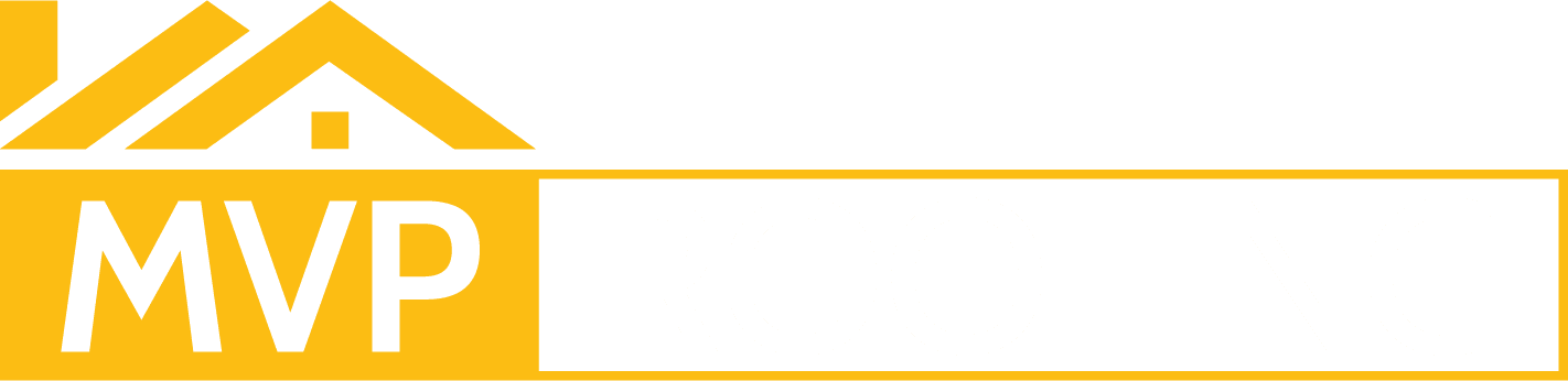 MVP Roofing logo yellow